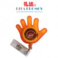 Promotional Gift Hand-shaped Badge Reel (RPBIDCH-10)