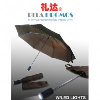 Custom LED Three Fold Promotional Umbrellas (RPUBL-031)